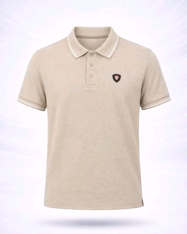 Sandstone Heather Polo